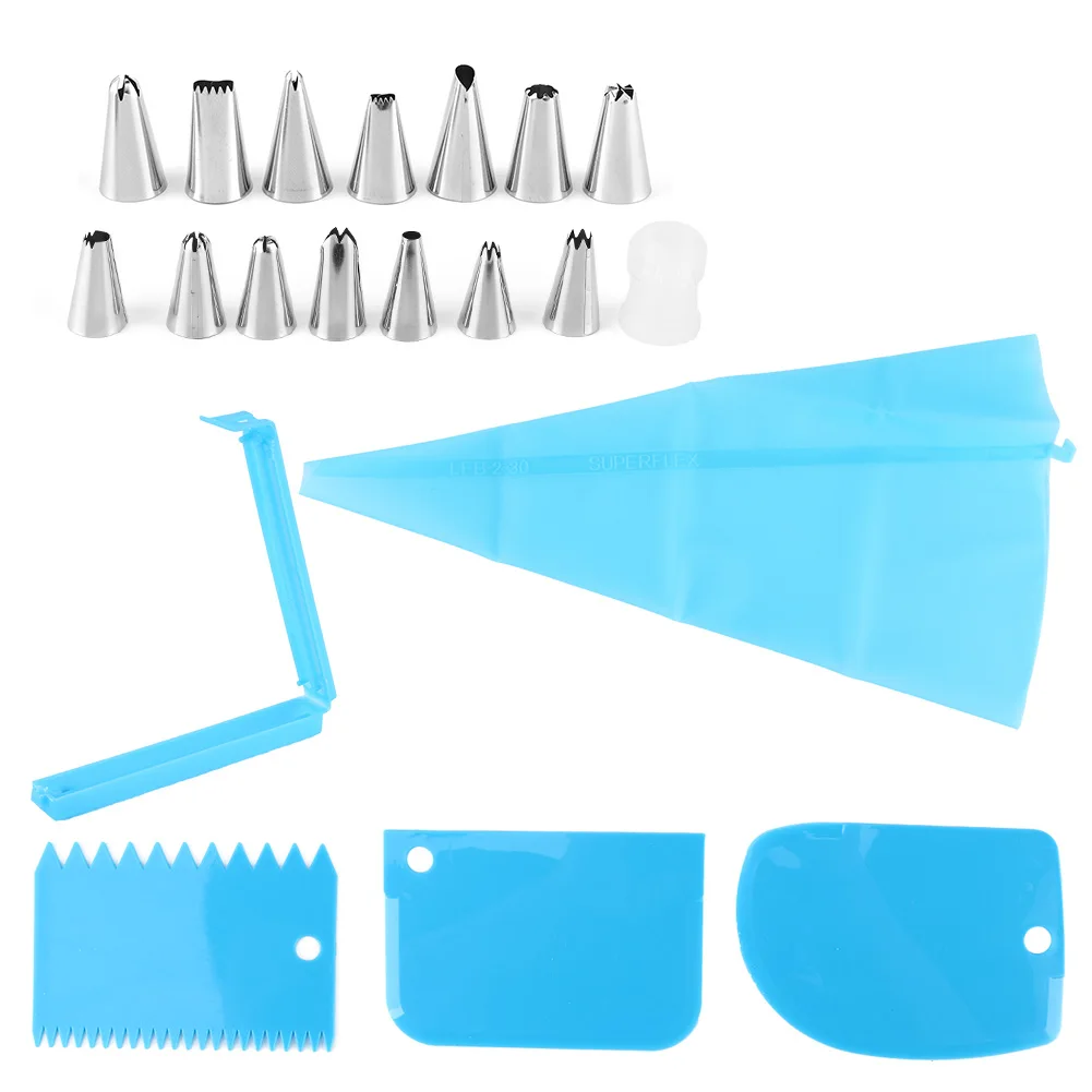 20Pcs Cake Baking Decorating Kit Set Piping Nozzles Cream Squeeze Bag Tool russian russian russian russian
20Pcs Cake Baking Decorating Kit Set Piping Nozzles Cream Squeeze Bag Tool russian russian russian russian