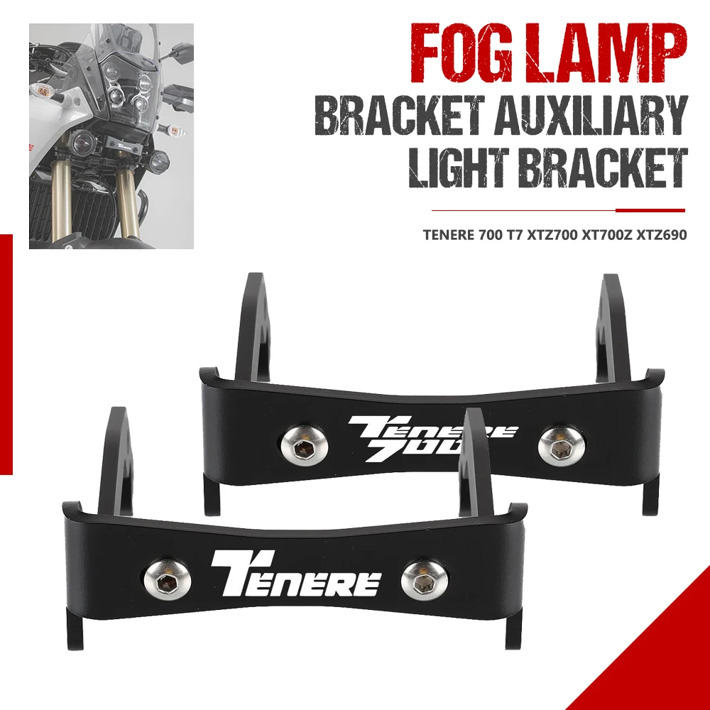 

Motorcycle Auxiliary Driving Light Fog Lamp Brackets For Yamaha T7 TX690Z XTZ690 XTZ700 XT700Z Tenere 700 Rally 2019 2020 2021