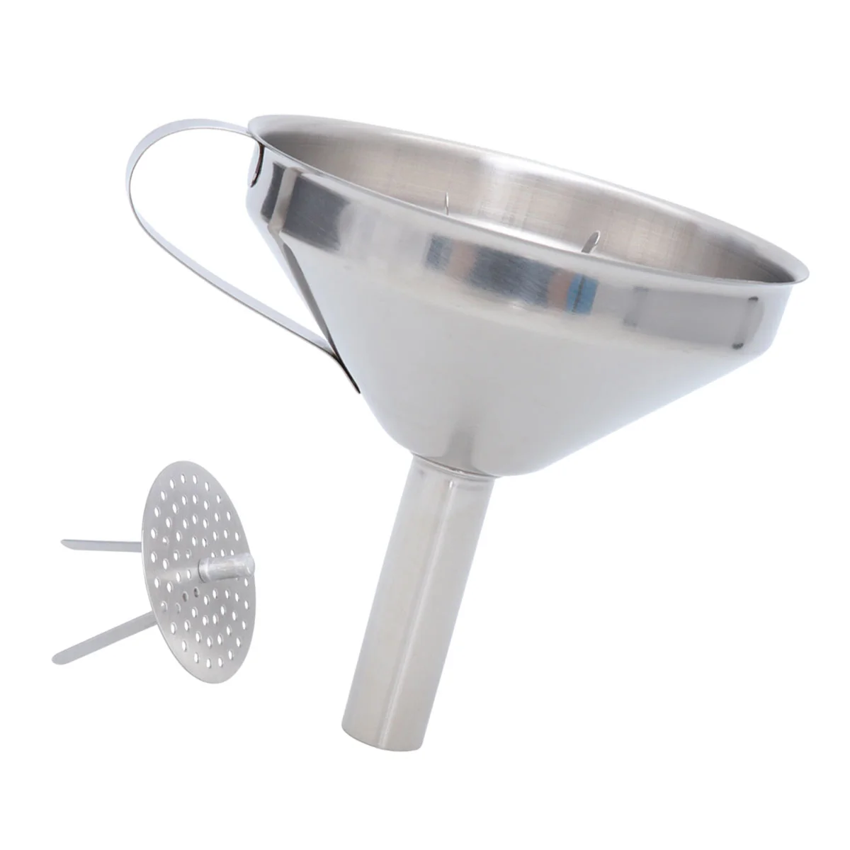 Household Funnel Stainless Steel Strainer Soy Sauce Water Bottle Metal Hangable Kitchen With filter
Household Funnel Stainless Steel Strainer Soy Sauce Water Bottle Metal Hangable Kitchen With filter