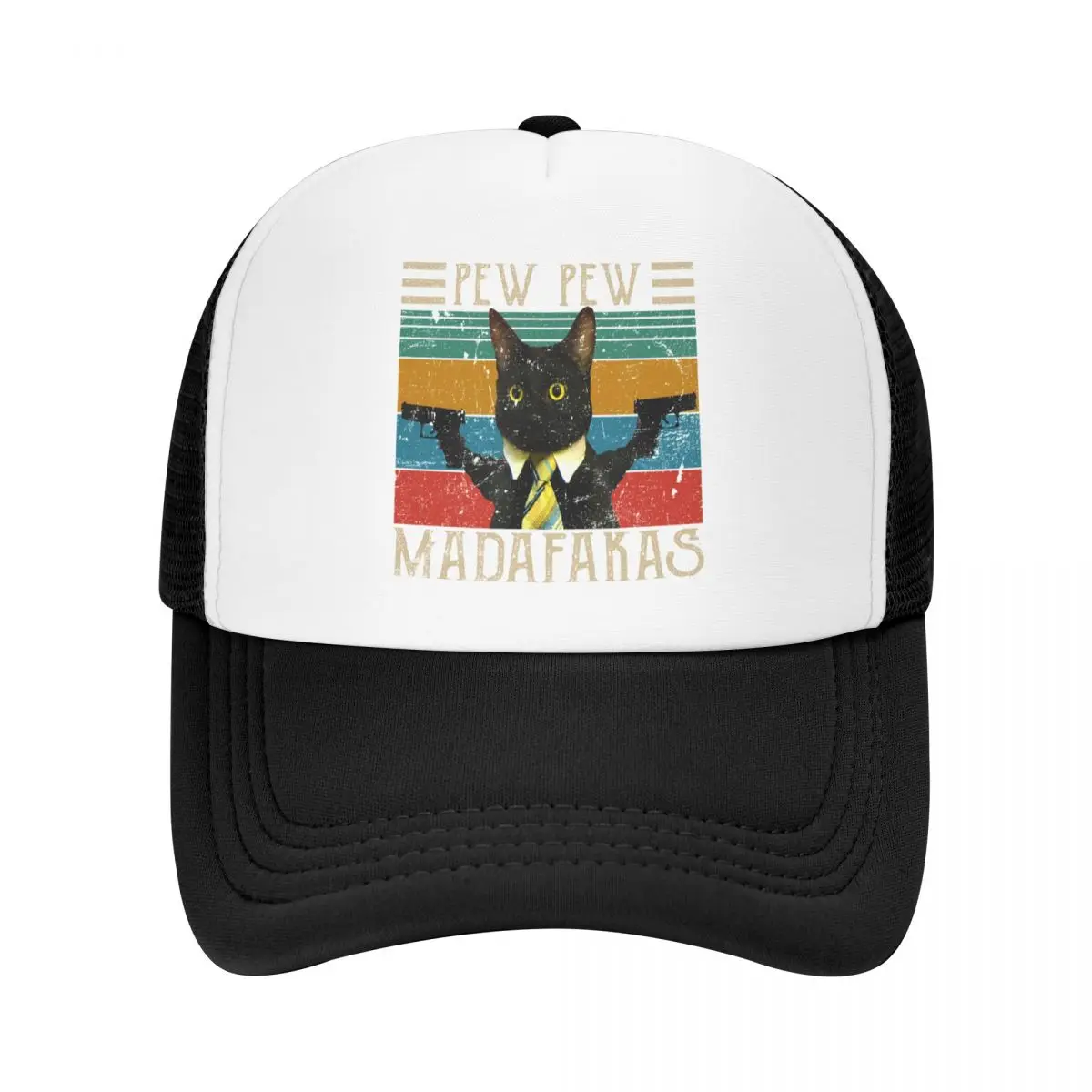 Classic Pew Pew Madafakas Trucker Hat Men Women Adjustable Unisex Black Cat Baseball Cap Outdoor Snapback Caps Sun Hats
Classic Pew Pew Madafakas Trucker Hat Men Women Adjustable Unisex Black Cat Baseball Cap Outdoor Snapback Caps Sun Hats