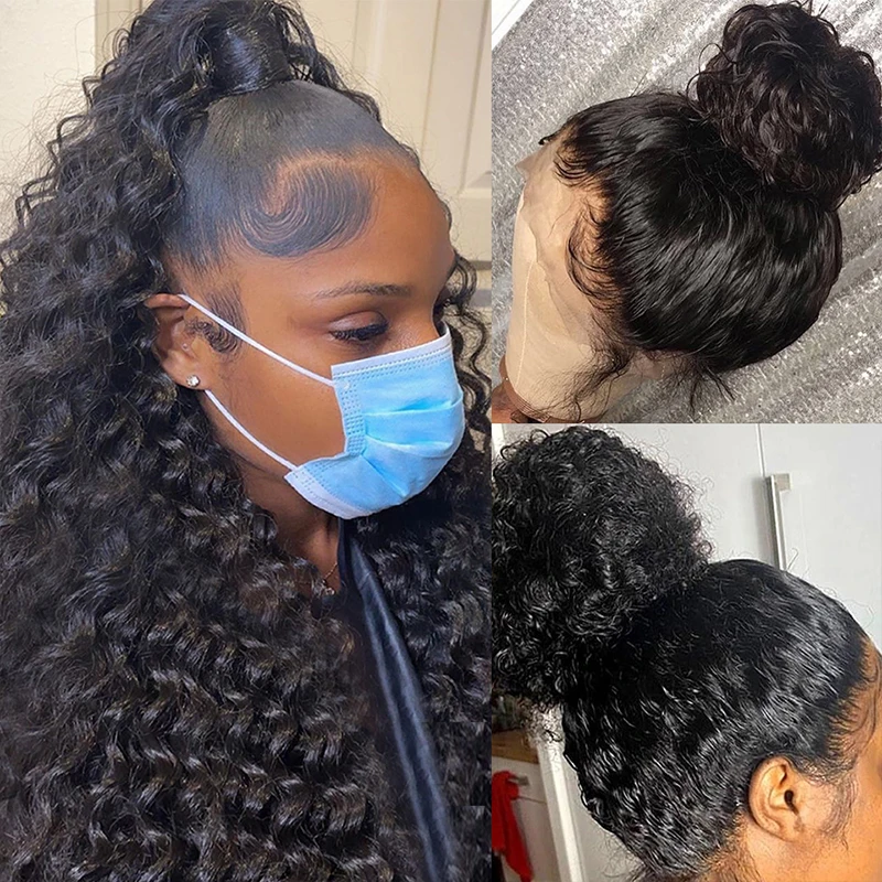 360 HD Lace Frontal Wig Brazilian Deep Wave Lace Front Human Hair Wigs PrePlucked Hairline Wig For Women Human Hair Frontal Wig
360 HD Lace Frontal Wig Brazilian Deep Wave Lace Front Human Hair Wigs PrePlucked Hairline Wig For Women Human Hair Frontal Wig