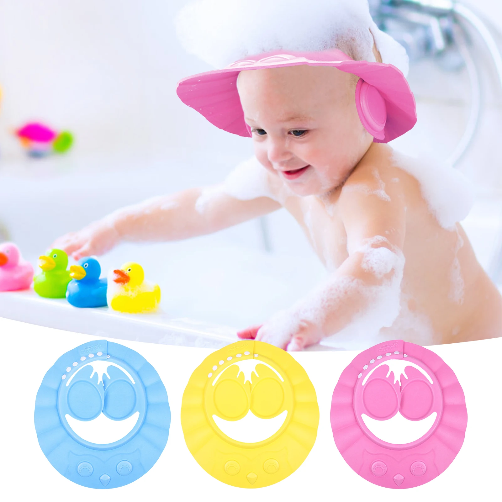 Adjustable Baby Shower Cap Soft Hair Washing Hat EVA Shampoo Hat Protect Ears Eyes Head Protector Cap for Toddler Baby
Adjustable Baby Shower Cap Soft Hair Washing Hat EVA Shampoo Hat Protect Ears Eyes Head Protector Cap for Toddler Baby