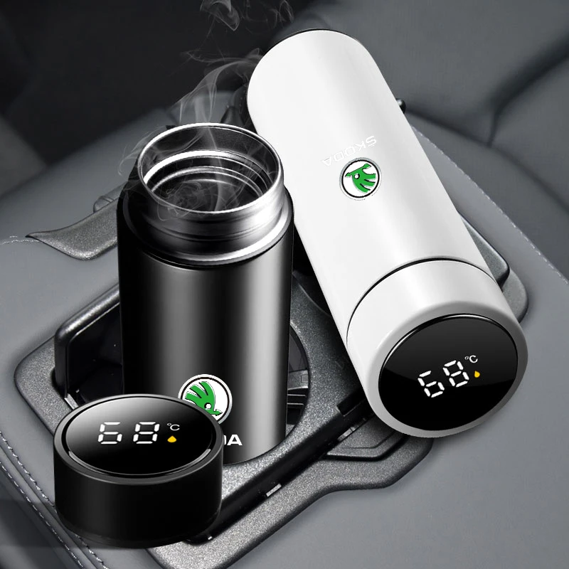 Smart Thermos Cup Car Logo Travel Mug Thermoses Gifts for Skoda Octavia a7 a5 2 3 Fabia Kamiq Kapoq Kodiaq Rapid SCALA Superb
Smart Thermos Cup Car Logo Travel Mug Thermoses Gifts for Skoda Octavia a7 a5 2 3 Fabia Kamiq Kapoq Kodiaq Rapid SCALA Superb
