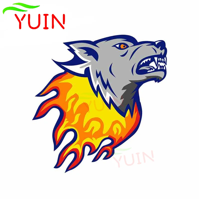 YUIN Flaming Wolf Head Personality Car Sticker Lovely Fine Decal Fashion PVC Motorcycle Decoration Sunscreen Decals 13*13cm
YUIN Flaming Wolf Head Personality Car Sticker Lovely Fine Decal Fashion PVC Motorcycle Decoration Sunscreen Decals 13*13cm