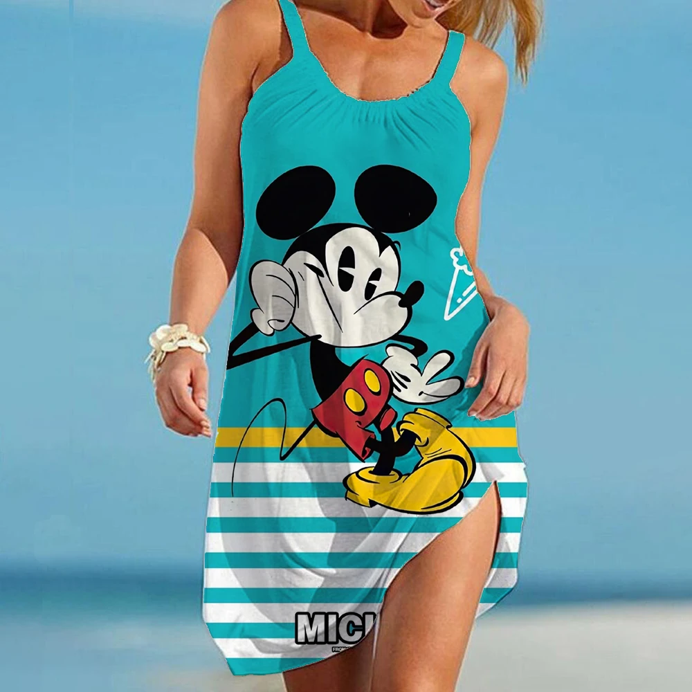 Disney - Mickey Minnie Summer 3D Print Cartoon Dresses For Women 2022 Backless Women's Beach Dress Cute Sexy Loose Sling Beach
Disney - Mickey Minnie Summer 3D Print Cartoon Dresses For Women 2022 Backless Women's Beach Dress Cute Sexy Loose Sling Beach