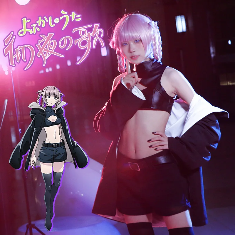 Парик для косплея нанькакуса Nazuna из «Call of The Night», черная накидка, куртка, кожаный жилет, шорты, женский
Парик для косплея нанькакуса Nazuna из «Call of The Night», черная накидка, куртка, кожаный жилет, шорты, женский