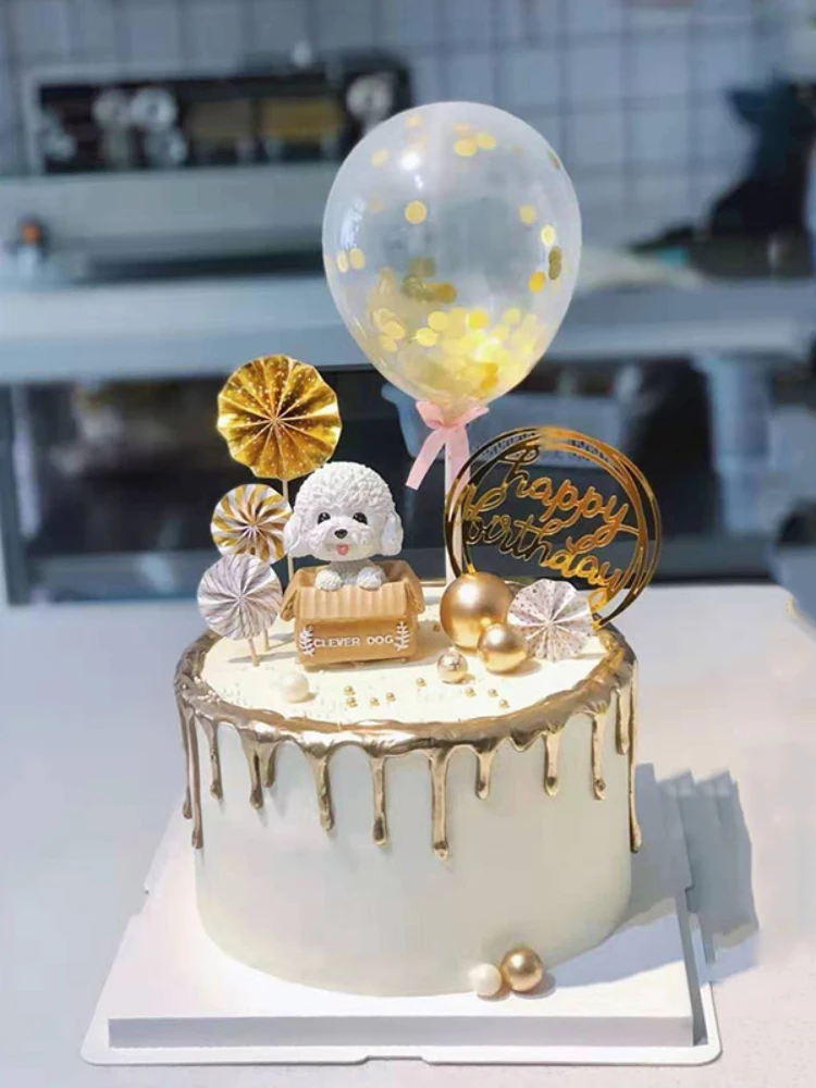 Cartoon Puppy Baking Cake Decoration Cute Little Teddy Corgi Dog Baby First Birthday Dessert Table Cake Dress Up Supplies
Cartoon Puppy Baking Cake Decoration Cute Little Teddy Corgi Dog Baby First Birthday Dessert Table Cake Dress Up Supplies