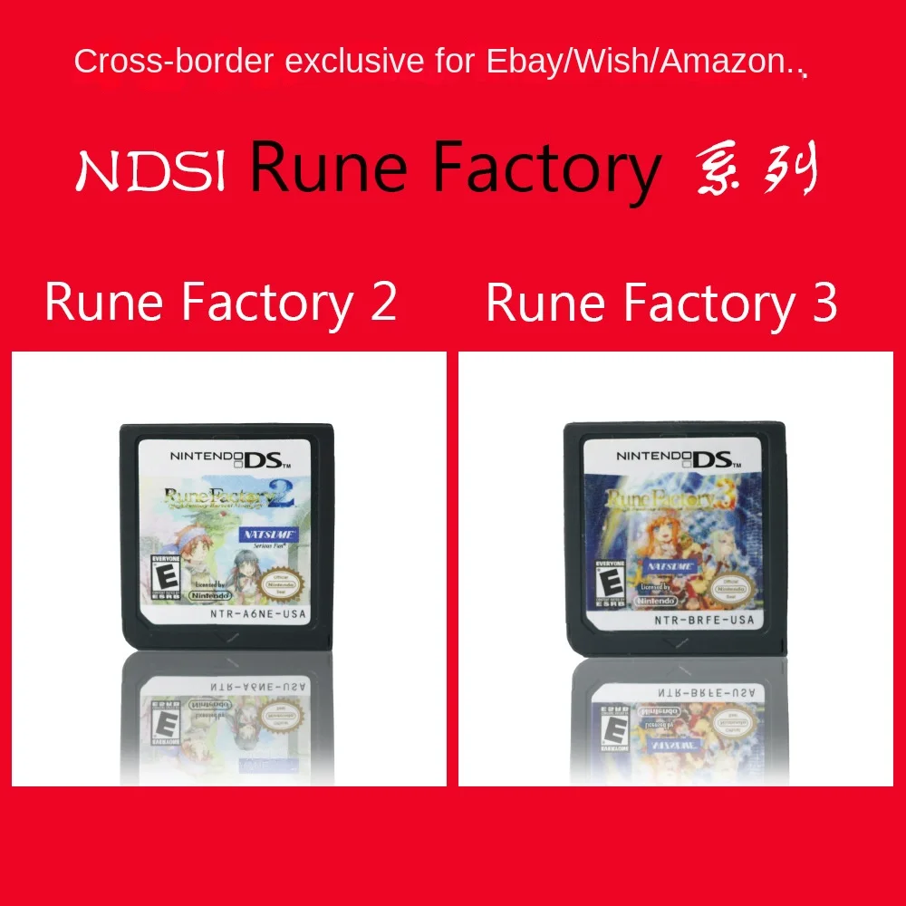 Игровая карта Nintendo DS Rune Factory Rune, игровая карта DS DSi 2DS 3DS, версия США
Игровая карта Nintendo DS Rune Factory Rune, игровая карта DS DSi 2DS 3DS, версия США