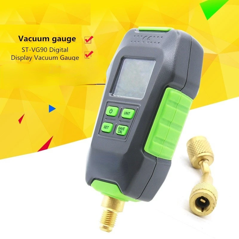 ST-VG90 Digital Vacuum Gauge Digital Display Electronic High-precision Pressure Counting Display Vacuum Gauge
ST-VG90 Digital Vacuum Gauge Digital Display Electronic High-precision Pressure Counting Display Vacuum Gauge
