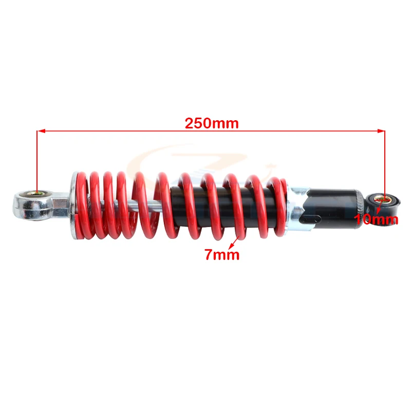 Motorcycle 250mm shock absorber for 50cc-125cc Dirt Pit Bike China Bull Bull ATV Go Kart
Motorcycle 250mm shock absorber for 50cc-125cc Dirt Pit Bike China Bull Bull ATV Go Kart