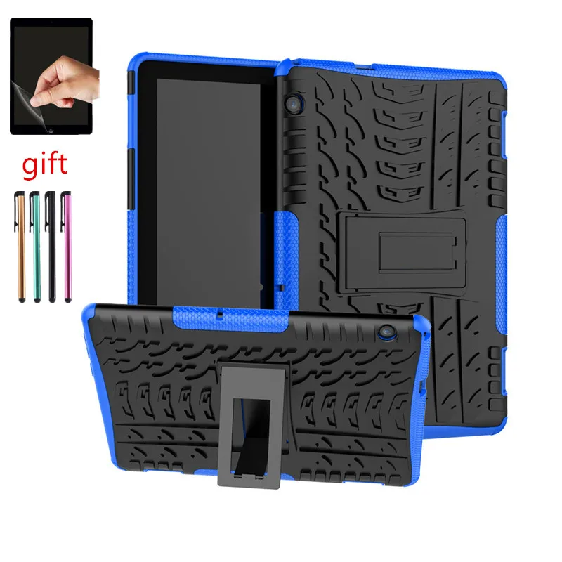 T5 Tablet Silicon+PC Cover for Huawei MediaPad T5 10 10.1 inch AGS2-W09 -L09 /L03/W19 case Shockproof Tablet Stand Case+pen+film
T5 Tablet Silicon+PC Cover for Huawei MediaPad T5 10 10.1 inch AGS2-W09 -L09 /L03/W19 case Shockproof Tablet Stand Case+pen+film