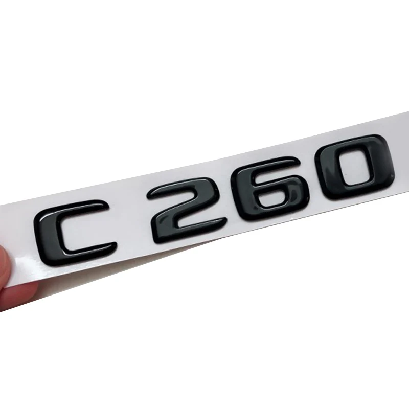 3D ABS Glossy Black Car Rear Trunk Badge Decal Letters Sticker Logo C260 4MATIC Emblem For Mercedes C 260 W205 W204 Accessories
3D ABS Glossy Black Car Rear Trunk Badge Decal Letters Sticker Logo C260 4MATIC Emblem For Mercedes C 260 W205 W204 Accessories