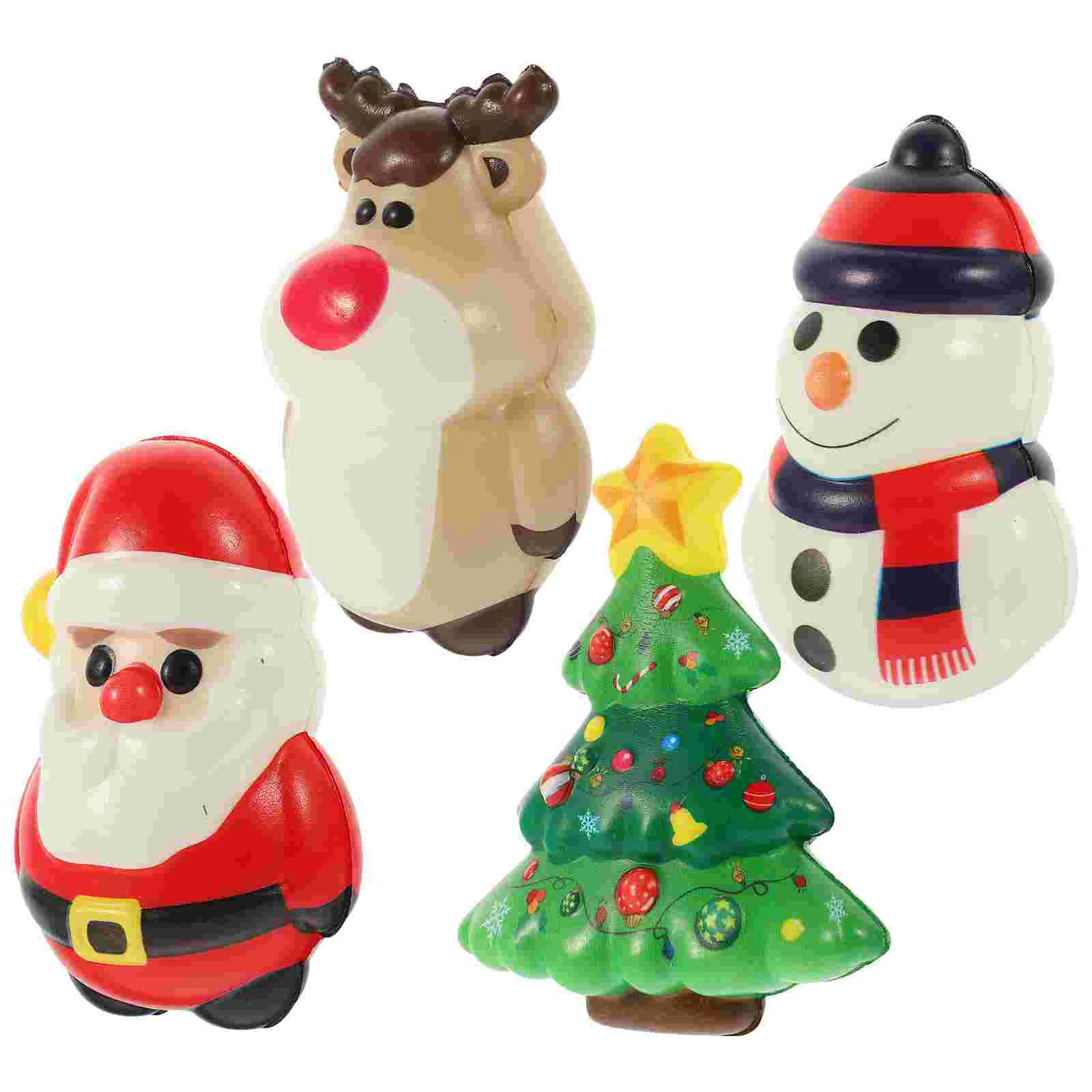4 Pcs Christmas Squeeze Toy Decor Decorations Squishy Ornament Pressure Relief The Gift
4 Pcs Christmas Squeeze Toy Decor Decorations Squishy Ornament Pressure Relief The Gift
