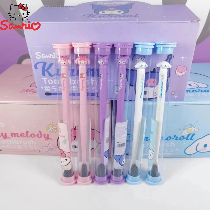 Зубная щетка Sanrio Hello Kitty Melody Kuromi Cinnamoroll в стиле аниме для взрослых