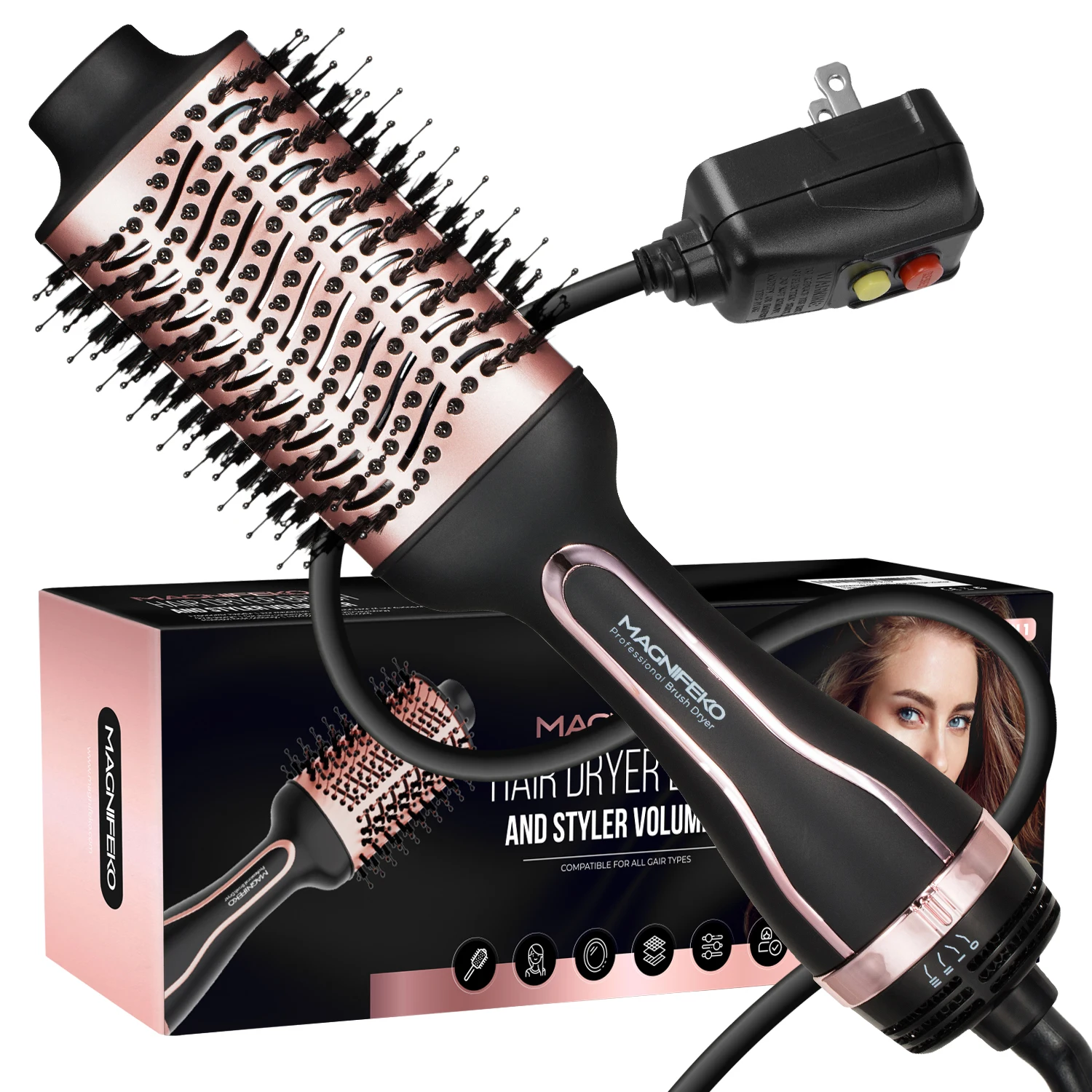 hair dryer brush blow dryer hot air brush one step hair dryer and styler volumizer
hair dryer brush blow dryer hot air brush one step hair dryer and styler volumizer