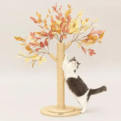Scratching Post 41.7" Tall Scratching Post for Indoor Cats Cat Scratcher Cat Tree Wrapped Sisal Rope Large Cat Scratching Po
Scratching Post 41.7" Tall Scratching Post for Indoor Cats Cat Scratcher Cat Tree Wrapped Sisal Rope Large Cat Scratching Po