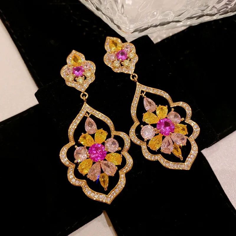 Pink Earrings for Women Luxury Wedding Engagement Party Bridesmaid Jewelry Bowknot Water Drop Earrings Gift for Daughter
Pink Earrings for Women Luxury Wedding Engagement Party Bridesmaid Jewelry Bowknot Water Drop Earrings Gift for Daughter