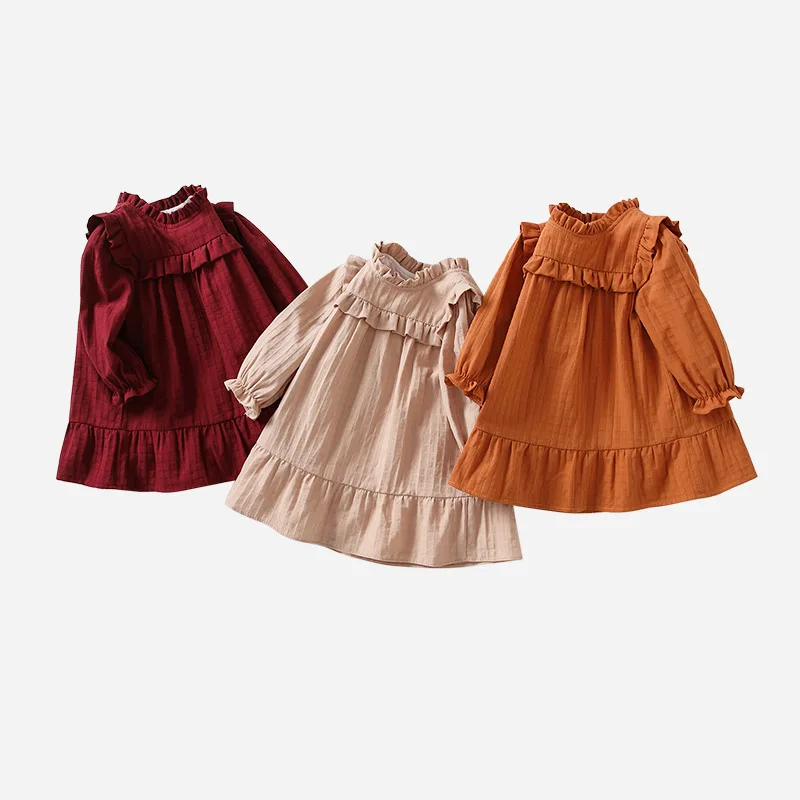 2023 Autumn Baby Girls Dress Cotton Solid Broder Long Sleeve Loose Turtleneck Infant Girls Dress Toddler Girls Outfits
2023 Autumn Baby Girls Dress Cotton Solid Broder Long Sleeve Loose Turtleneck Infant Girls Dress Toddler Girls Outfits