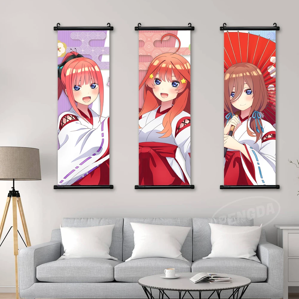 Home Decoration Wall The Quintessential Quintuplets Artwork Painting Kazuka Nakano Hanging Scrolls Canvas Print Picture Poster
Home Decoration Wall The Quintessential Quintuplets Artwork Painting Kazuka Nakano Hanging Scrolls Canvas Print Picture Poster