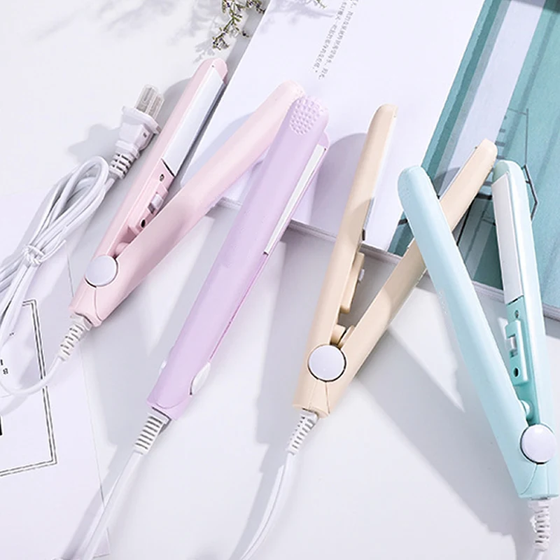 Mini Hair-Straightener Flat Iron Ceramic Hair Straightener Dry and Wet Thermostatic Electric Curling Iron Fashion Styling Tools
Mini Hair-Straightener Flat Iron Ceramic Hair Straightener Dry and Wet Thermostatic Electric Curling Iron Fashion Styling Tools
