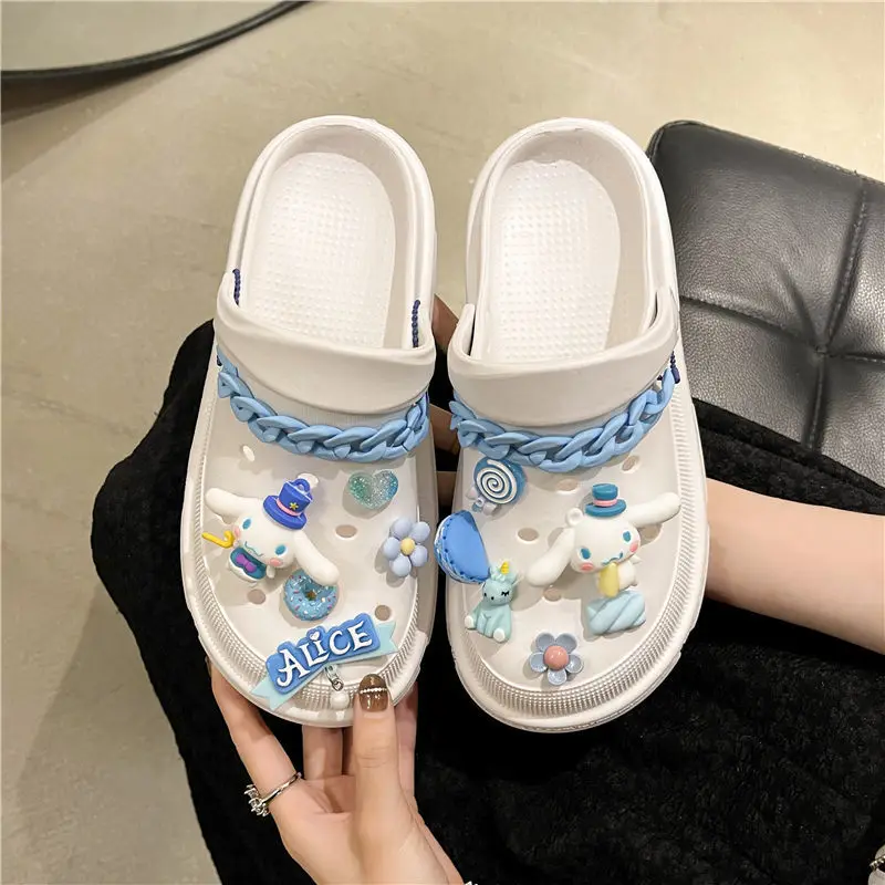 Sanrio Cinnamoroll Cute Slippers Girl Couple Summer Cartoon Kawaii Anime Fashion Ins Casual Confortable for Girl Birthday Gift
Sanrio Cinnamoroll Cute Slippers Girl Couple Summer Cartoon Kawaii Anime Fashion Ins Casual Confortable for Girl Birthday Gift
