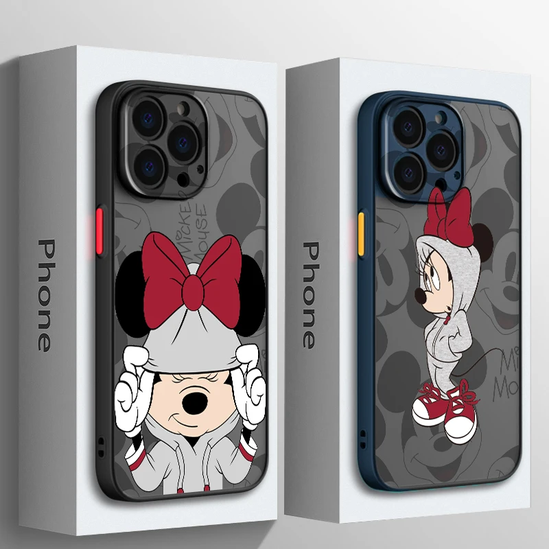 Disney Mickey Minnie lovers Matte Phone Case For Apple iPhone 14 13 12 11 XS XR Pro MAX 8 7 Plus Frosted Translucent
Disney Mickey Minnie lovers Matte Phone Case For Apple iPhone 14 13 12 11 XS XR Pro MAX 8 7 Plus Frosted Translucent