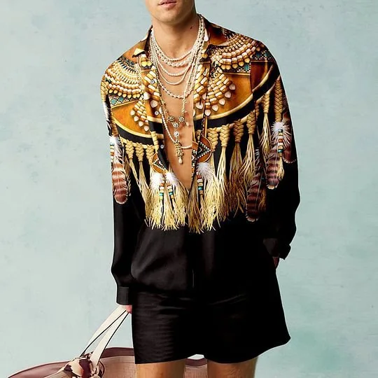 2PCS Suits Men Fashion Shirts+Shorts Two Piece Sets Hawaii Shirts Luxury European Shirt Sets Beach Vocation Outfits Streetwear
2PCS Suits Men Fashion Shirts+Shorts Two Piece Sets Hawaii Shirts Luxury European Shirt Sets Beach Vocation Outfits Streetwear