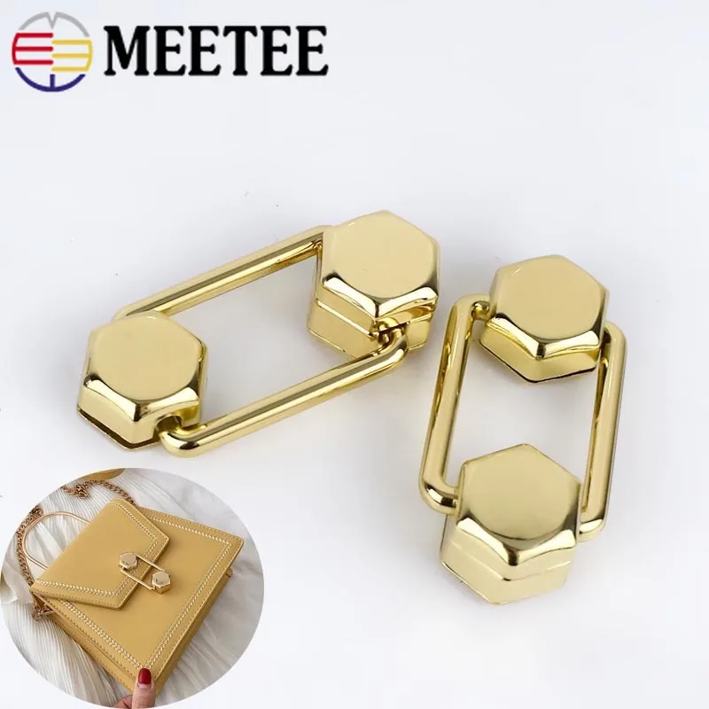 Meetee 2/5Pcs 67X21mm High-grade Gold Metal Rotary Locks Clasp Bag Turn Lock Buckle DIY Handbag Clasps Hardware Accessories
Meetee 2/5Pcs 67X21mm High-grade Gold Metal Rotary Locks Clasp Bag Turn Lock Buckle DIY Handbag Clasps Hardware Accessories