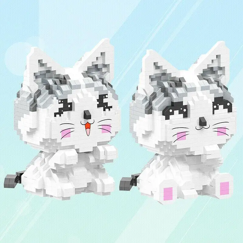 HC 6041 Smile Cartoon Cat Mirco Blocks Kitten Cute Chi Animal 3D Model 1022pcs Mini Diamond Building Small Bricks Assembly Toys
HC 6041 Smile Cartoon Cat Mirco Blocks Kitten Cute Chi Animal 3D Model 1022pcs Mini Diamond Building Small Bricks Assembly Toys