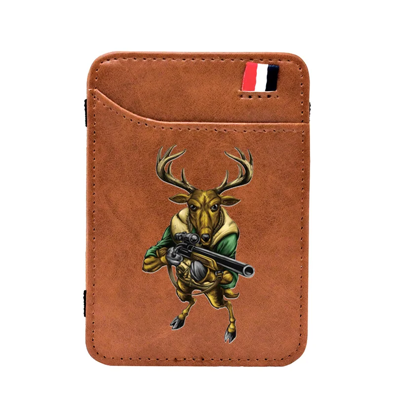 Classic Funny Elk Hunter Printing Pu Leather Mini Small Magic Wallets Purse Pouch Plastic Credit Bank Card Case Holder
Classic Funny Elk Hunter Printing Pu Leather Mini Small Magic Wallets Purse Pouch Plastic Credit Bank Card Case Holder