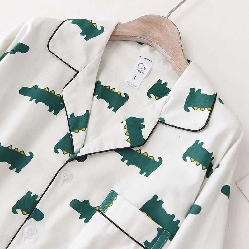 Selling Men's Pajamas Set Spring And Autumn Fresh Style Long Sleeve+Pants Full Cotton Comfort Homewear Loose Casual Wear
Selling Men's Pajamas Set Spring And Autumn Fresh Style Long Sleeve+Pants Full Cotton Comfort Homewear Loose Casual Wear