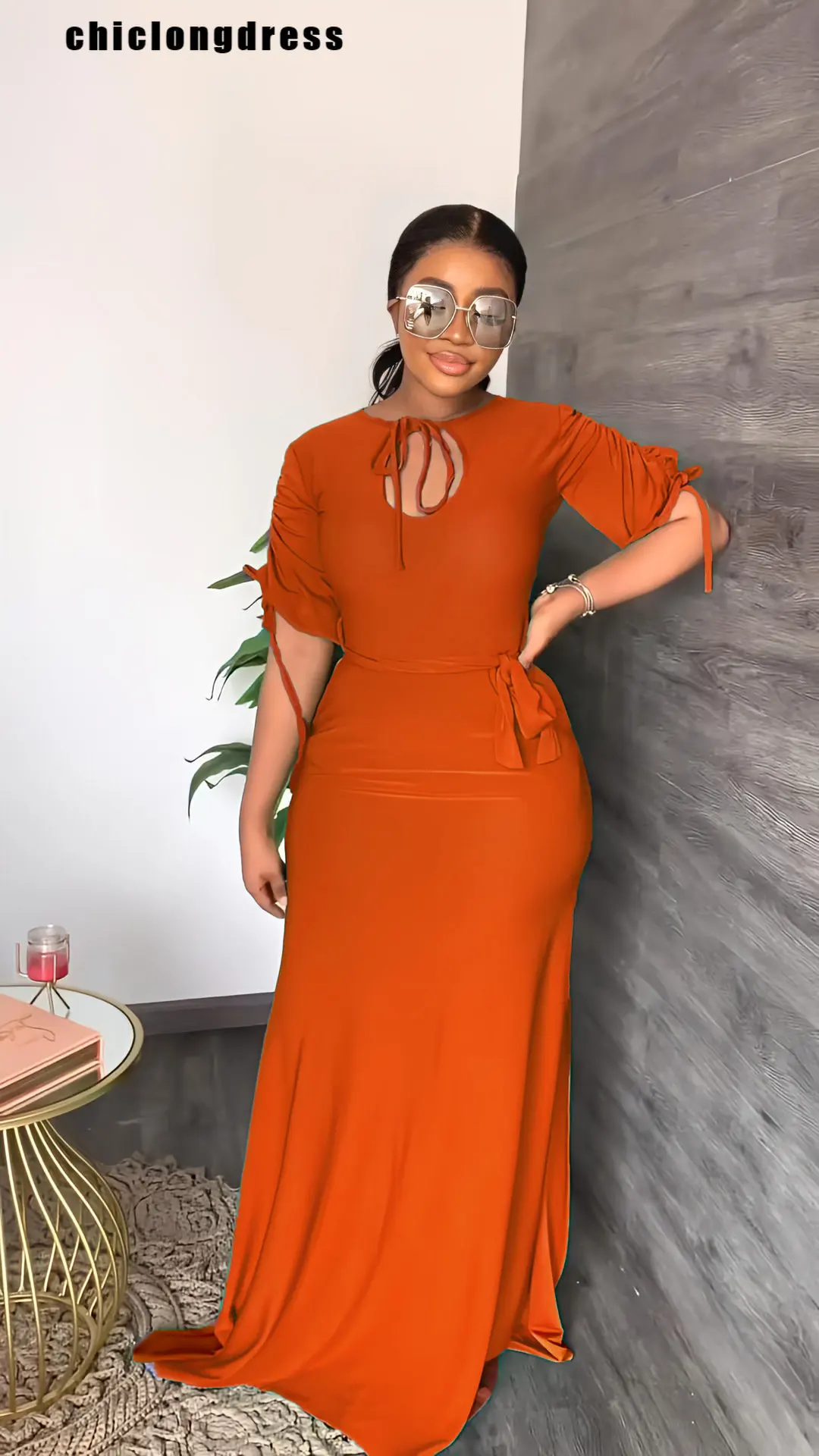 Autumn Summer Elegant Split Long Dress Women Fashion Solid Hollow Elastic Drawstring Short-sleeved Lace-up Long Dress Women
Autumn Summer Elegant Split Long Dress Women Fashion Solid Hollow Elastic Drawstring Short-sleeved Lace-up Long Dress Women