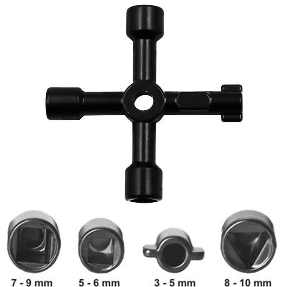 4 Way Key Wrench Triangle Key Wrench Universal Multi-function Electric Control Cabinet Elevator Valve Square Hole Round Key Tool
4 Way Key Wrench Triangle Key Wrench Universal Multi-function Electric Control Cabinet Elevator Valve Square Hole Round Key Tool