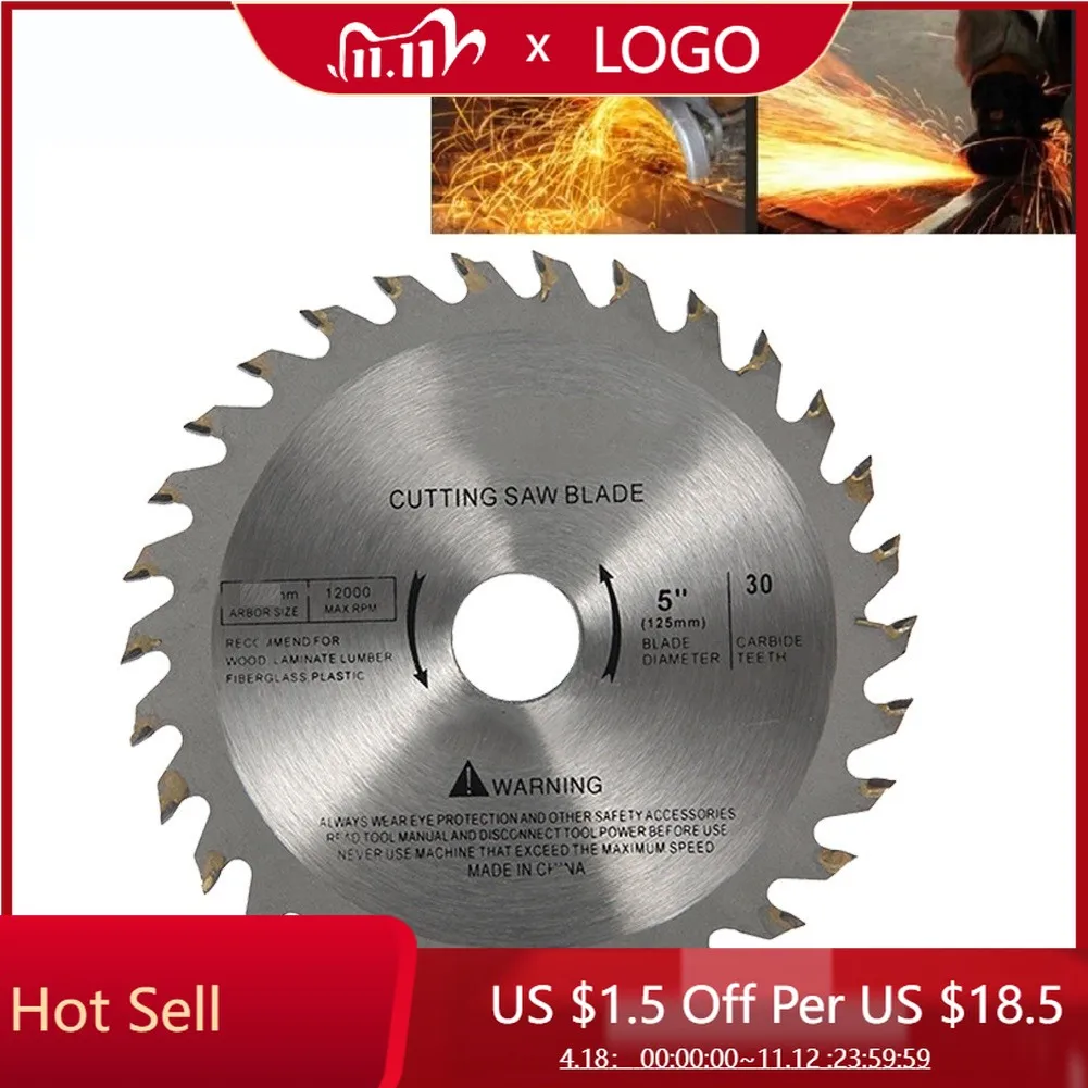 1 Pcs TCT Circular Saw Blade 125mm Cutting Disc For Hard Wood Thin Metal Plastic Workpieces DIY Cutting Tool
1 Pcs TCT Circular Saw Blade 125mm Cutting Disc For Hard Wood Thin Metal Plastic Workpieces DIY Cutting Tool