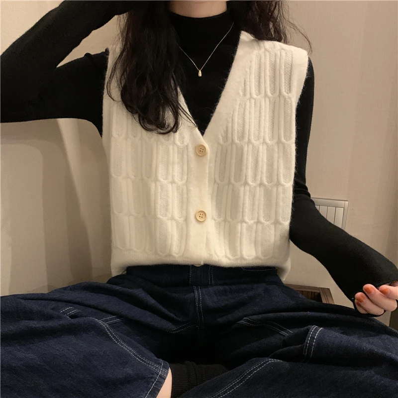 Cheap wholesale 2021 spring autumn winter new fashion casual warm nice sweater vest women woman female OL knit vest BAy730
Cheap wholesale 2021 spring autumn winter new fashion casual warm nice sweater vest women woman female OL knit vest BAy730