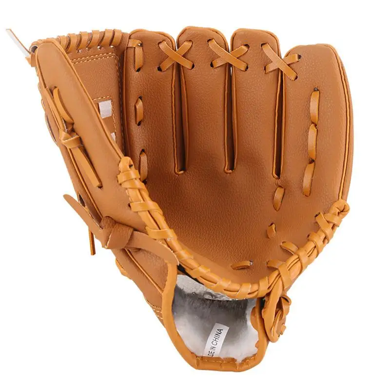 Outdoor Sport Baseball Glove PU Leather Batting Gloves Softball Practice Equipment Baseball Training Competition Glove For Kids
Outdoor Sport Baseball Glove PU Leather Batting Gloves Softball Practice Equipment Baseball Training Competition Glove For Kids
