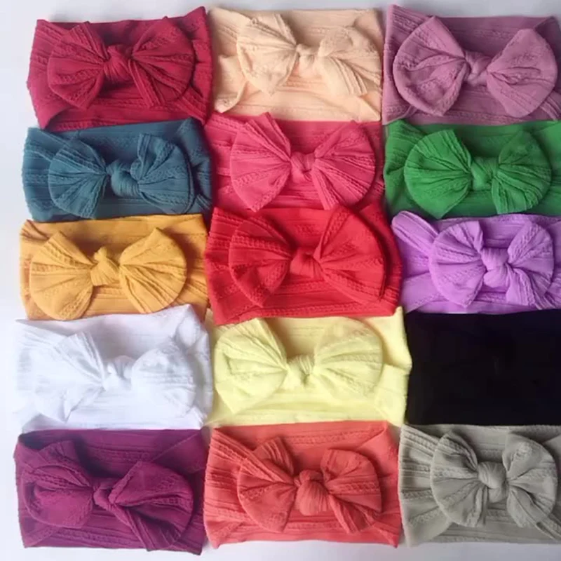 New Solid Color Bowknot Baby Headband Elastic Turban Hairband Baby Girl Headbands Hair bands for Baby Girls Hair Accessories
New Solid Color Bowknot Baby Headband Elastic Turban Hairband Baby Girl Headbands Hair bands for Baby Girls Hair Accessories
