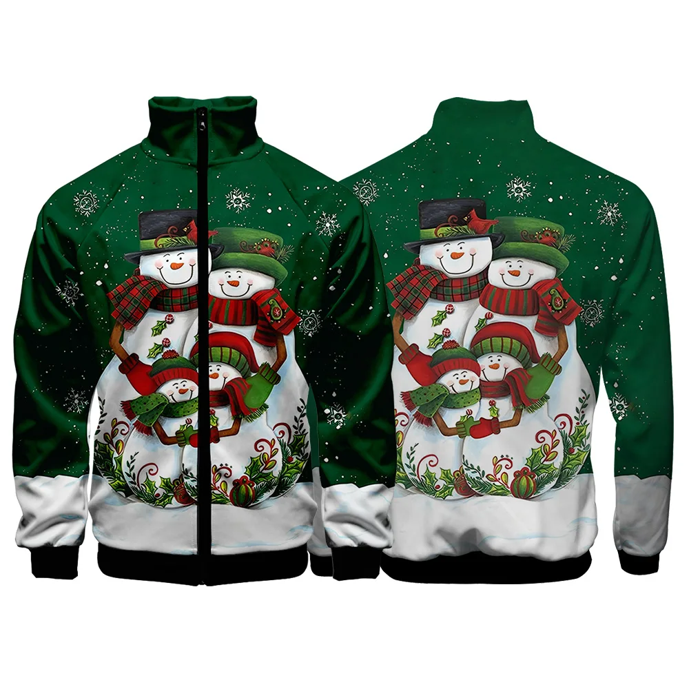 Christmas New Year Xmas Jacket High Quality Coats Jackets For Men's Clothing 3D Snowman Bomber Jacket Harajuku Baseball Uniform
Christmas New Year Xmas Jacket High Quality Coats Jackets For Men's Clothing 3D Snowman Bomber Jacket Harajuku Baseball Uniform