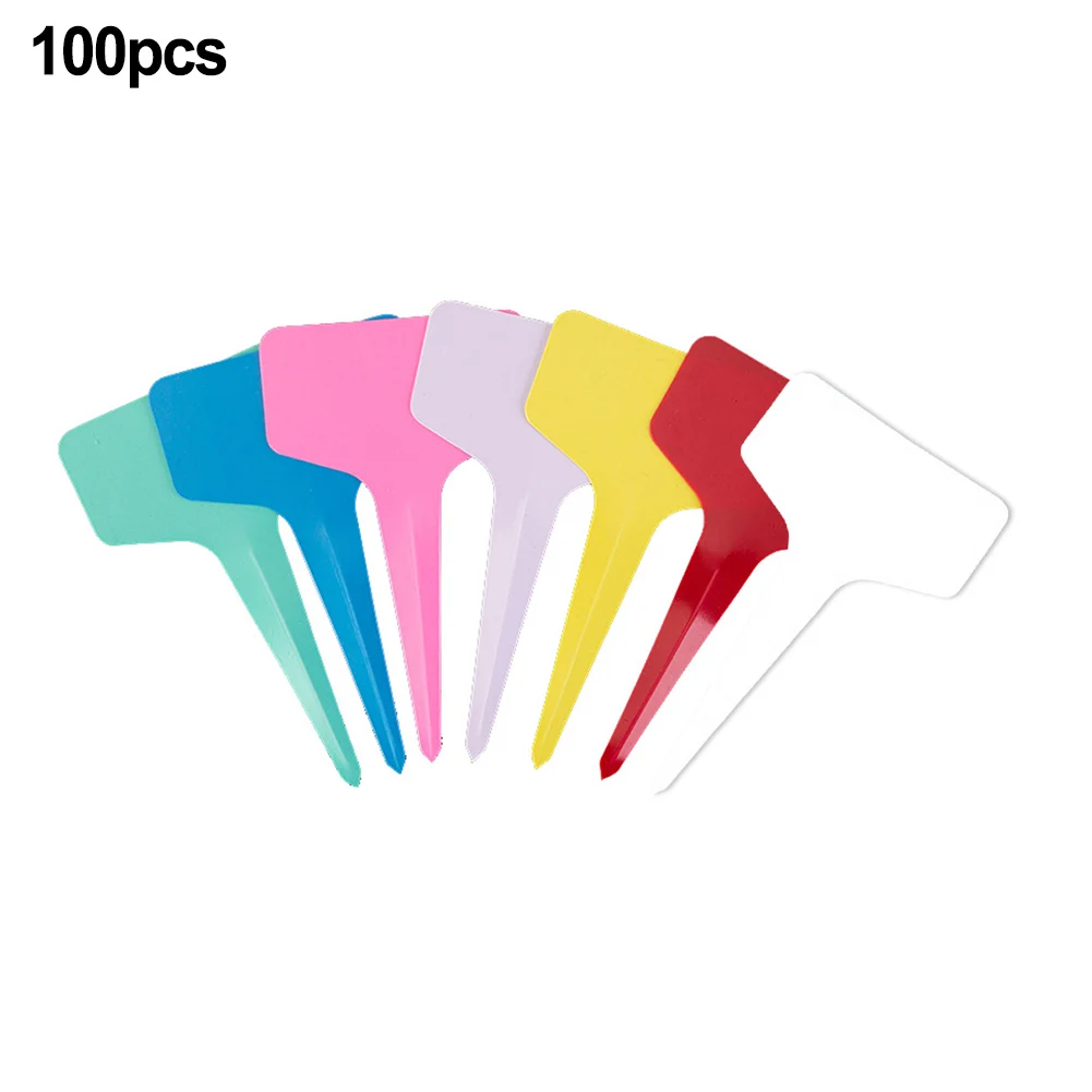 100Pcs Plant Labels T-Shaped PVC Gardening Flower Plant Label Insertion Card DIY Nursery Seedling Tray Markers Plants Sign Tools
100Pcs Plant Labels T-Shaped PVC Gardening Flower Plant Label Insertion Card DIY Nursery Seedling Tray Markers Plants Sign Tools