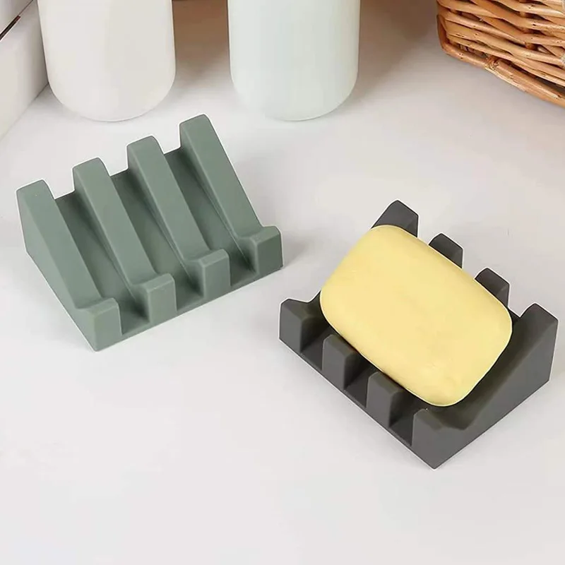 Silicone Soap Holder Soap Drain Dish Bathroom Tilt Drain Soap Box Portable Sponge Tray Creative Kitchen Sponge Storage Rack
Silicone Soap Holder Soap Drain Dish Bathroom Tilt Drain Soap Box Portable Sponge Tray Creative Kitchen Sponge Storage Rack