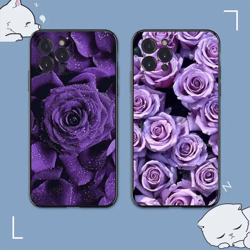 Purple Rose Phone Case For iPhone 13 Pro MAX 14 11 12 Mini X XS XR 6 7 8 Plus SE 2020 Soft TPU Cover
Purple Rose Phone Case For iPhone 13 Pro MAX 14 11 12 Mini X XS XR 6 7 8 Plus SE 2020 Soft TPU Cover