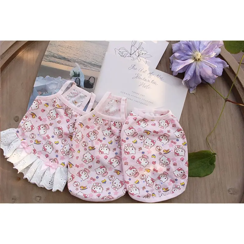Anime Sanrio Pet Clothes Hello Kittys Accessories Cute Kawaii Dogs Cats Undershirt Sling Skirt Anti-Shedding Toys for Girls Gift
Anime Sanrio Pet Clothes Hello Kittys Accessories Cute Kawaii Dogs Cats Undershirt Sling Skirt Anti-Shedding Toys for Girls Gift