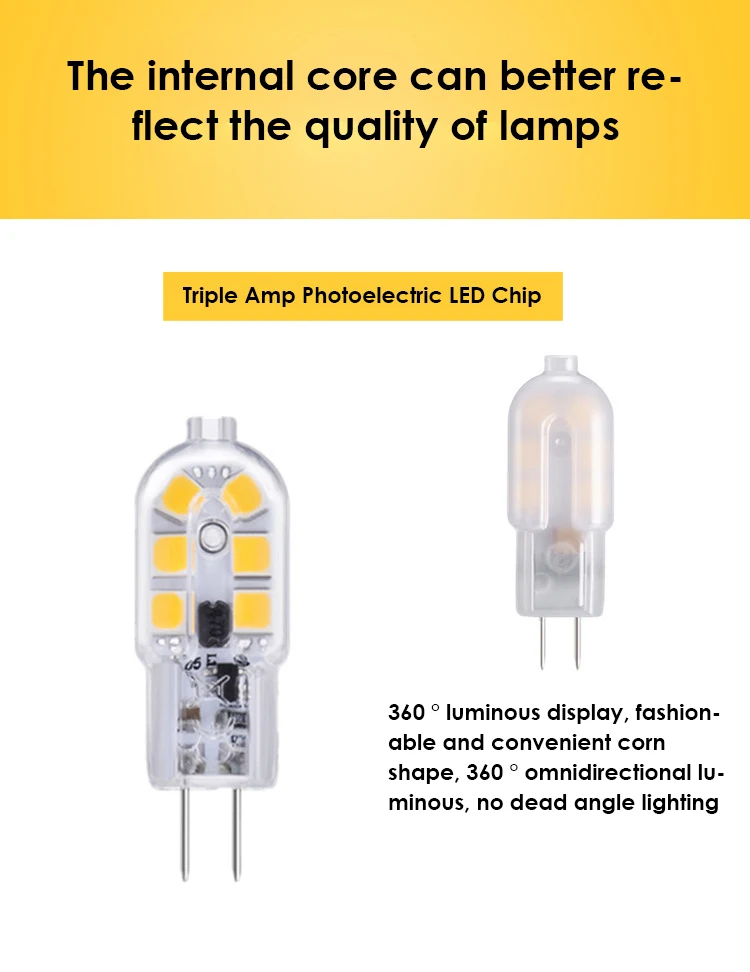High Quality LED Bedroom Lamp G4 12 Bead PC LED Lamp Bead 12V Pin Small Bulb Low-voltage Crystal Lamp Milky White Matte
High Quality LED Bedroom Lamp G4 12 Bead PC LED Lamp Bead 12V Pin Small Bulb Low-voltage Crystal Lamp Milky White Matte