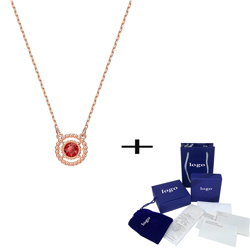 New OXYGEN Necklace Red Jumping Crystal Ladies Elegant Simple Jewelry For Mom And Girlfriend Best Fashion Gift
New OXYGEN Necklace Red Jumping Crystal Ladies Elegant Simple Jewelry For Mom And Girlfriend Best Fashion Gift