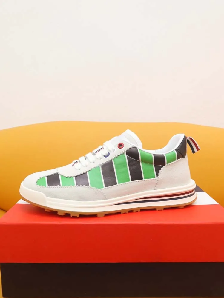 Men Sneakers Tenis Fashion Brand Green Grey Striped TB Men Sneakers Casual Shoes Tennis Trainer Zapatillas Mujer Basket Femme
Men Sneakers Tenis Fashion Brand Green Grey Striped TB Men Sneakers Casual Shoes Tennis Trainer Zapatillas Mujer Basket Femme