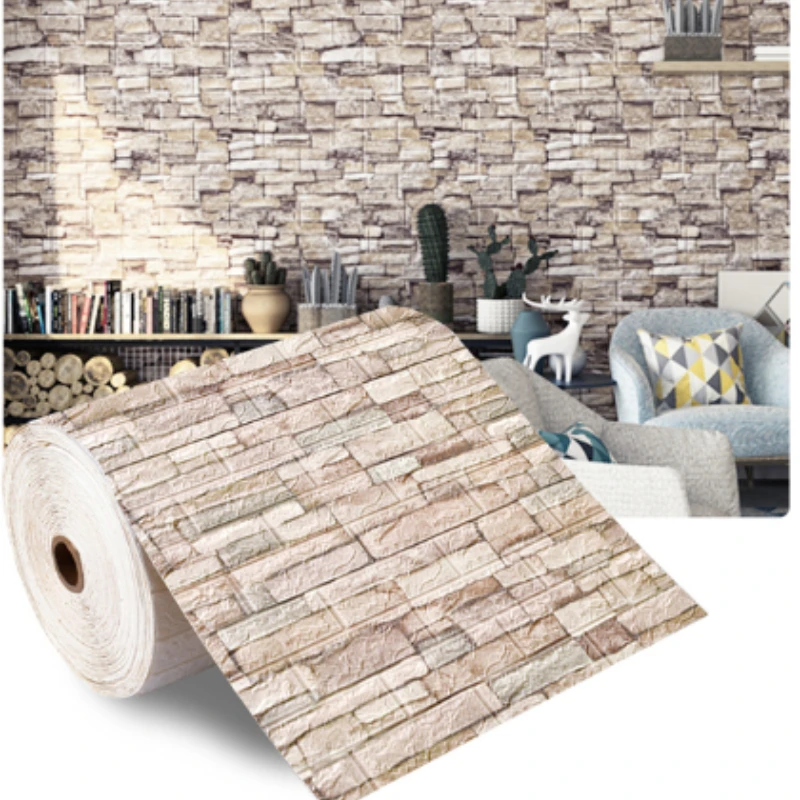 3D Наклейка на стену, водонепроницаемые декоративные обои из пены, самоклеящиеся, для гостиной, дома, ванной комнаты 
3D Наклейка на стену, водонепроницаемые декоративные обои из пены, самоклеящиеся, для гостиной, дома, ванной комнаты