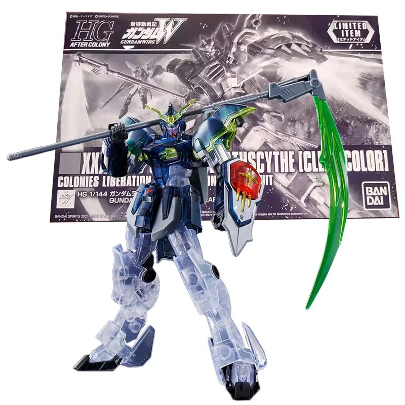 Набор оригинальных моделей Bandai Gundam, аниме-фигурка HG XXXG-01D Deathscythe Clear, коллекция Gunpla, аниме, фигурка, игрушки для мальчиков
Набор оригинальных моделей Bandai Gundam, аниме-фигурка HG XXXG-01D Deathscythe Clear, коллекция Gunpla, аниме, фигурка, игрушки для мальчиков