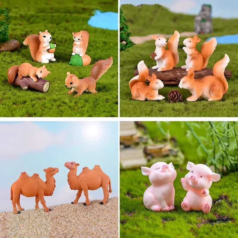 Set Squirrel Horse Pig Penguin Camel Figurines Miniatures Fairy Garden Gnome Moss Gift Resin Crafts Home Decoration Gnome
Set Squirrel Horse Pig Penguin Camel Figurines Miniatures Fairy Garden Gnome Moss Gift Resin Crafts Home Decoration Gnome