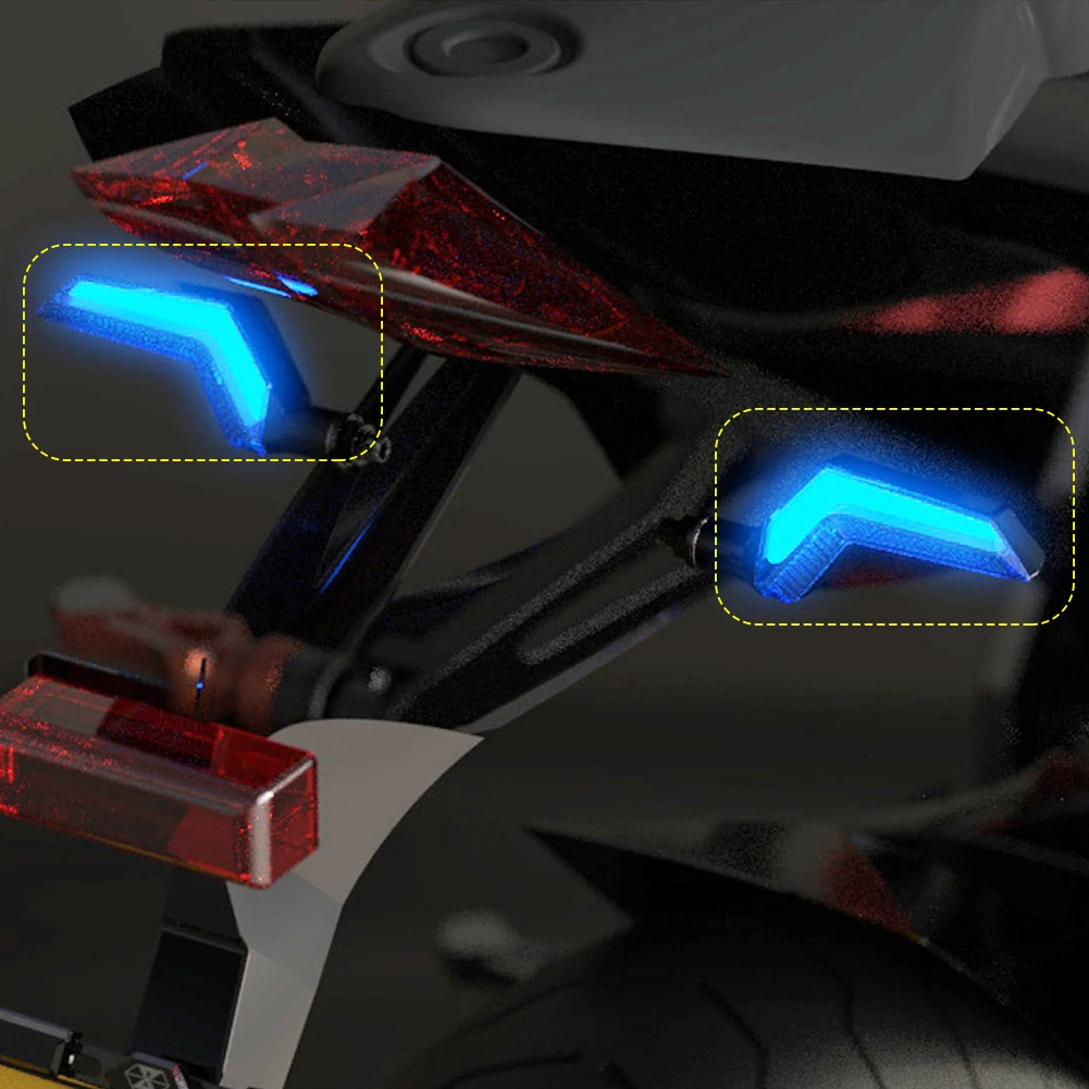 Сигнальные поворотники для мотоцикла светодиодная лампа 12 В 2 шт. яркий свет