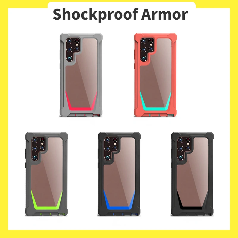 Fashion Thickening Shockproof Armor Black Phone Case For Samsung Galaxy S20 S21 S22 Plus Note 20 Ultra Clear Silicone Back Cover
Fashion Thickening Shockproof Armor Black Phone Case For Samsung Galaxy S20 S21 S22 Plus Note 20 Ultra Clear Silicone Back Cover